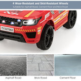 HoneyJoy 12V Kids Ride On Electric Truck with LED Lights in Red
