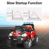 HoneyJoy 12V RC Truck Car with LED Light and MP3 Player - Perfect Christmas Gift for Kids