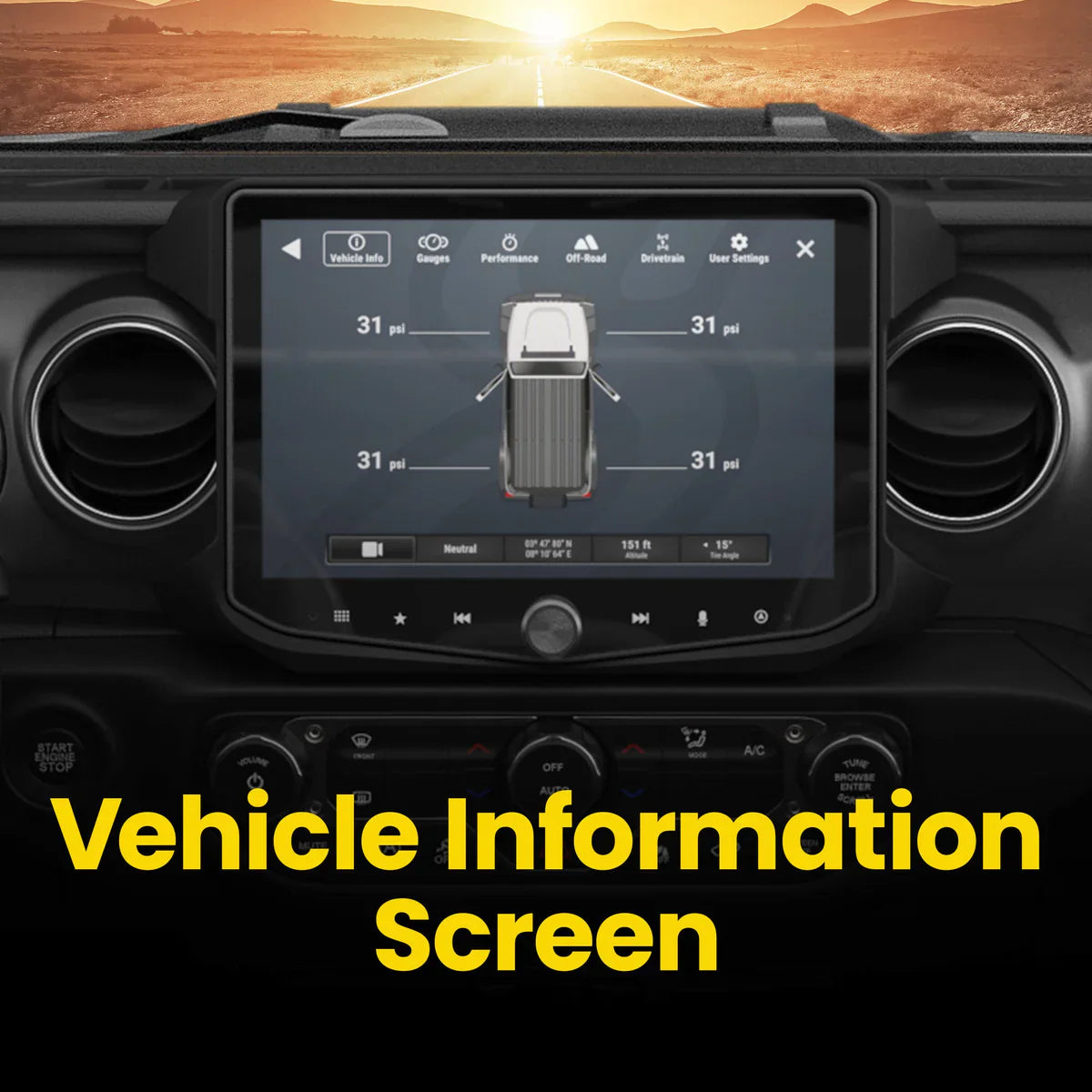 Stinger HORIZON10 10" Radio Fully Integrated Kit W/ Vehicle And Off-Road  I '18-'23 Jeep JL Wranglers/ '20-'23 Jeep JT Gladiators
