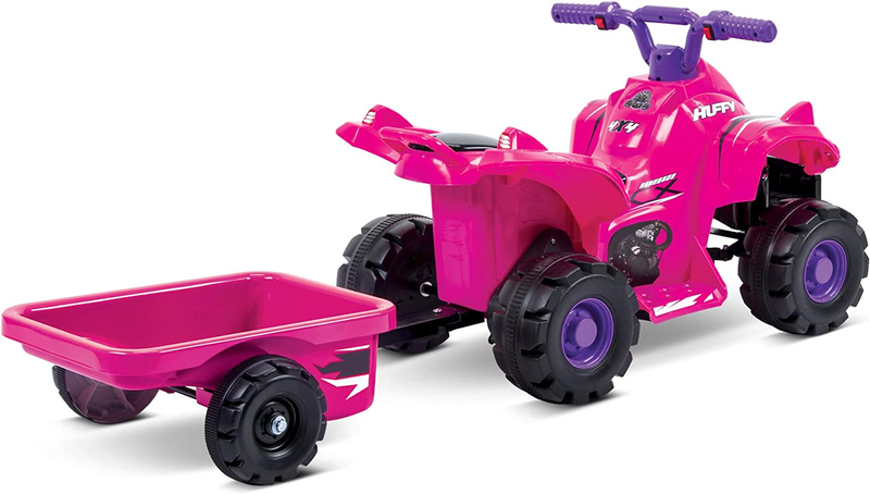 Hot Pink Mini Quad Electric Ride on Car for Kids