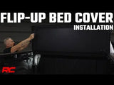 Rough Country Hard Tri-Fold Flip Up Bed Cover Toyota Tacoma 2WD/4WD 2024-2026 49415551-config