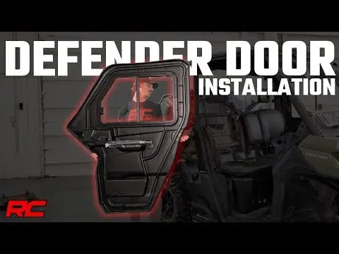 Rough Country UTV Side Doors Can-Am Defender HD 5/HD 7/HD 8/HD 9/HD 10 2-Seater 97100