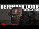 Rough Country UTV Side Doors Can-Am Defender HD 5/HD 7/HD 8/HD 9/HD 10 2-Seater 97100