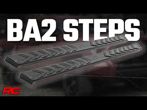 Rough Country BA2 Running Boards Side Step Bars Double Cab Toyota Tacoma 2024-2026 41013A