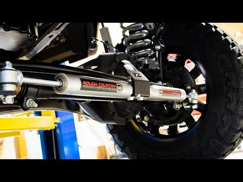 Rough Country N3 Steering Stabilizer Dual | 2-8 Inch Lift | Jeep Wrangler JK/Wrangler Unlimited (07-18)