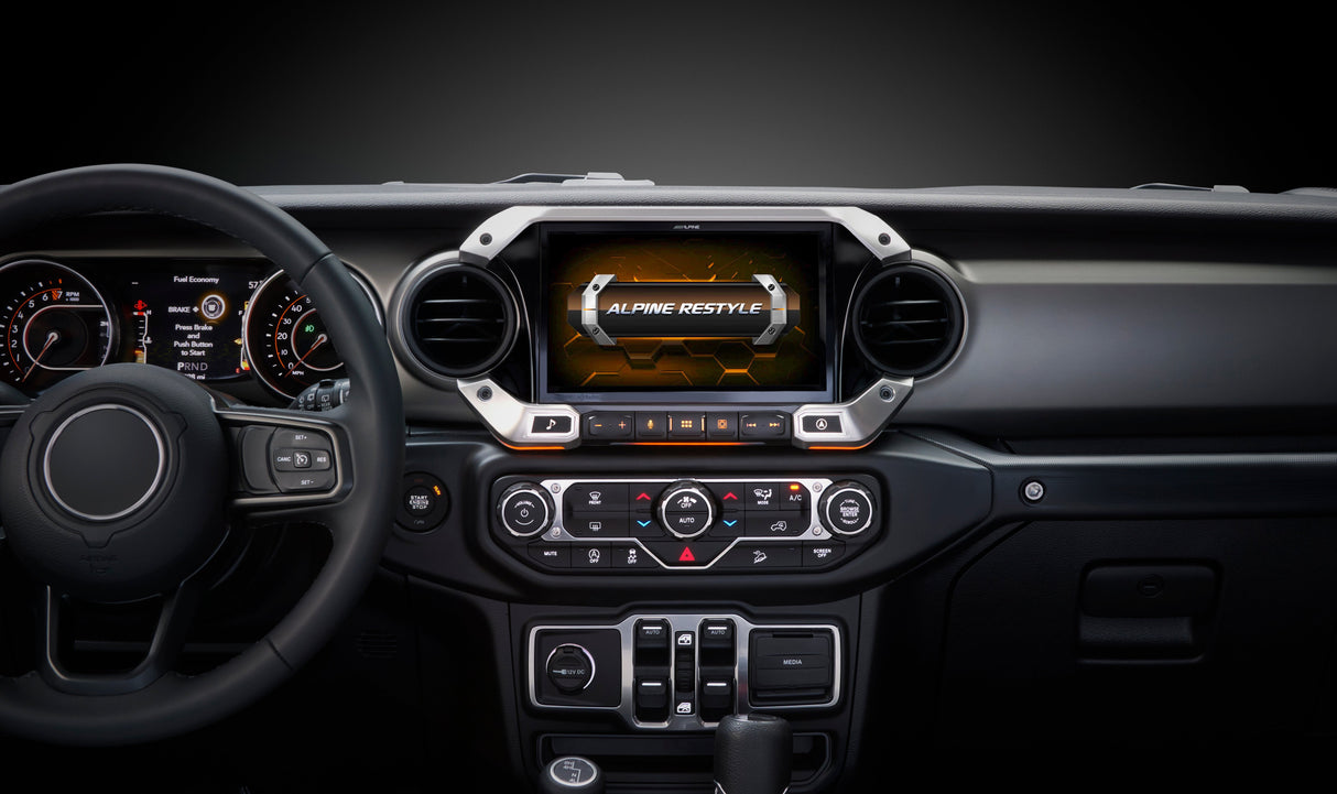 Alpine Restyle i509-WRA-JL 9" Multimedia Receiver  I '18-'23 Jeep JL Wranglers/ '20-'23 Jeep JT Gladiators
