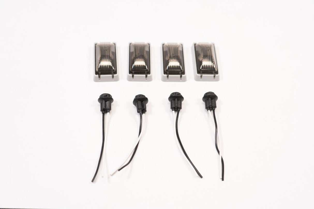 Complete Performance Smoked OBS Dually Fender Light Kit - 1980-1997 Ford F-Series Complete Performance