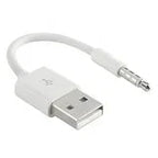 iPod Shuffle Charging & Sync Cable – 3.5mm Jack to USB (Compatible with 3rd, 4th, 5th, 6th Gen) TekShack
