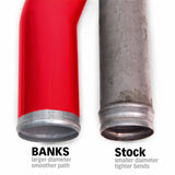 Boost Tube Upgrade Kit Red (Driver) 2007-2009 Dodge Ram 2500/3500 6.7L Cummins Banks Far From Stock