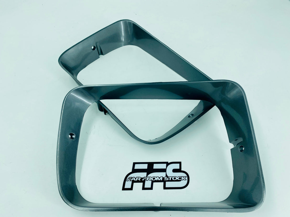 91-93 Headlight Bezel Pair Dark Grey Far From Stock