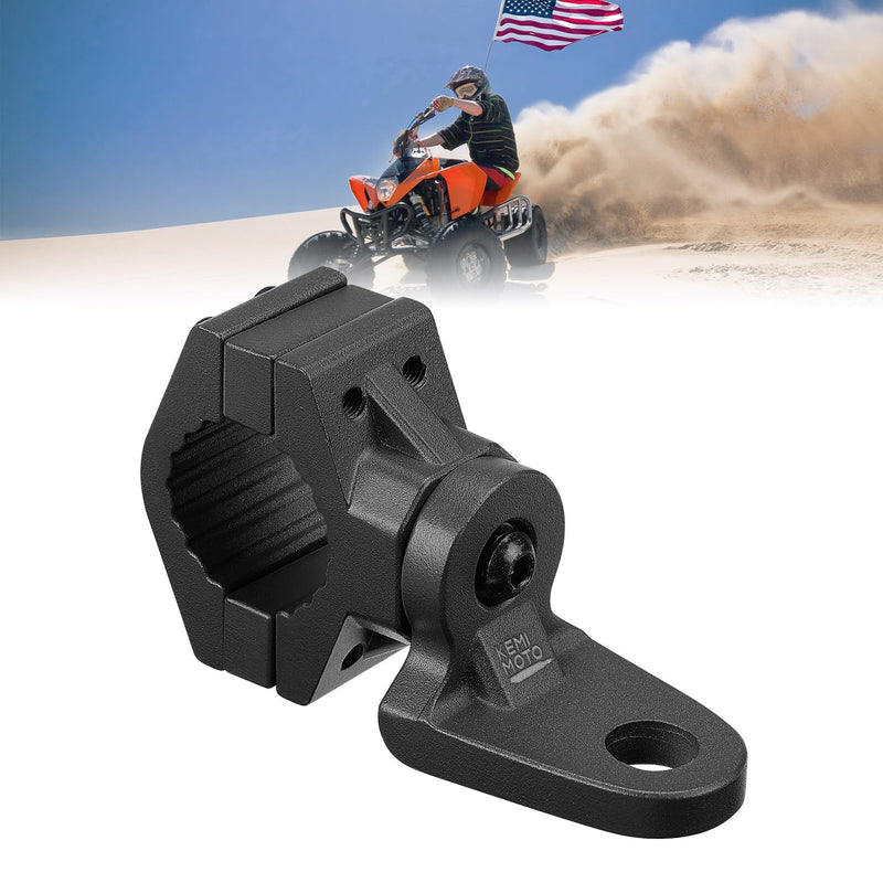 ATV/ UTV Whip Light / Flag Mounting Bracket for 7/8"-9/8" Handlebar Rack Bars