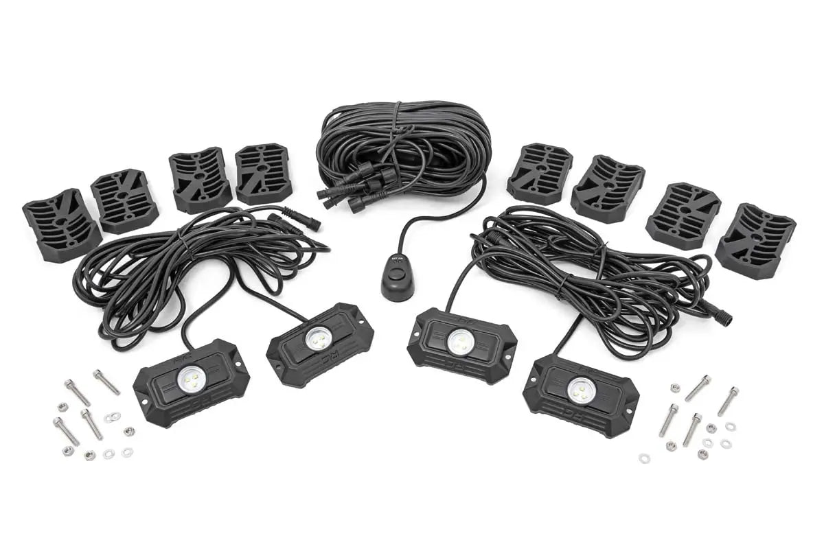 LED ROCK LIGHT KIT 4 PIECE SET Platinum High Performance Solutions, LLC.