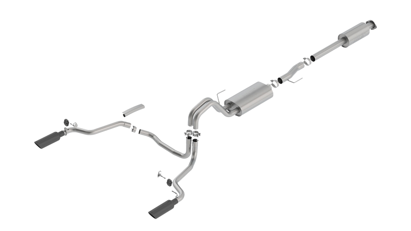 Borla Cat-Back Exhaust (Touring) - 2.7/3.5 F-150 (2015-2020)