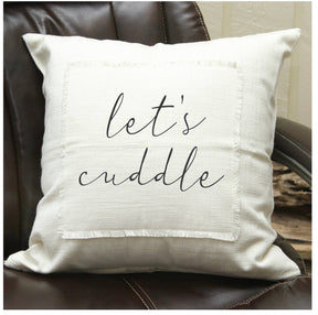 Pillow Cover “ Let’s cuddle” KB Decor & More