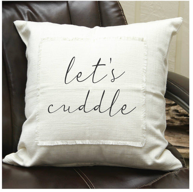 Pillow Cover “ Let’s cuddle” KB Decor & More