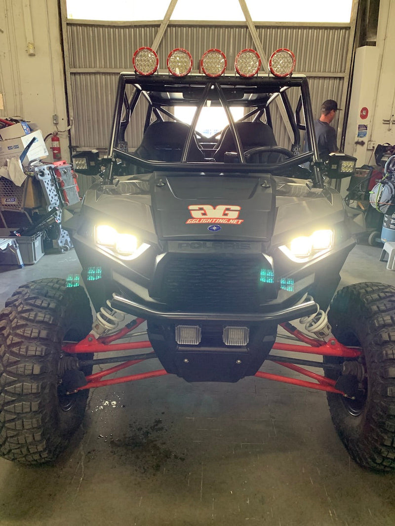 2014+ RZR XP1000 Headlight Pod Conversion Headlight Mounts by GG Lighting