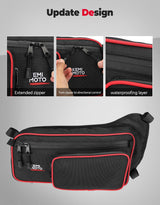 One Set Rear Upper Door Bags for Can-Am Maverick X3 MAX - Red