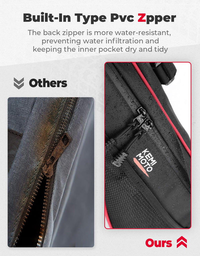 UTV Rear Door Bags for Polaris RZR XP 4 1000/Turbo 2014-2023