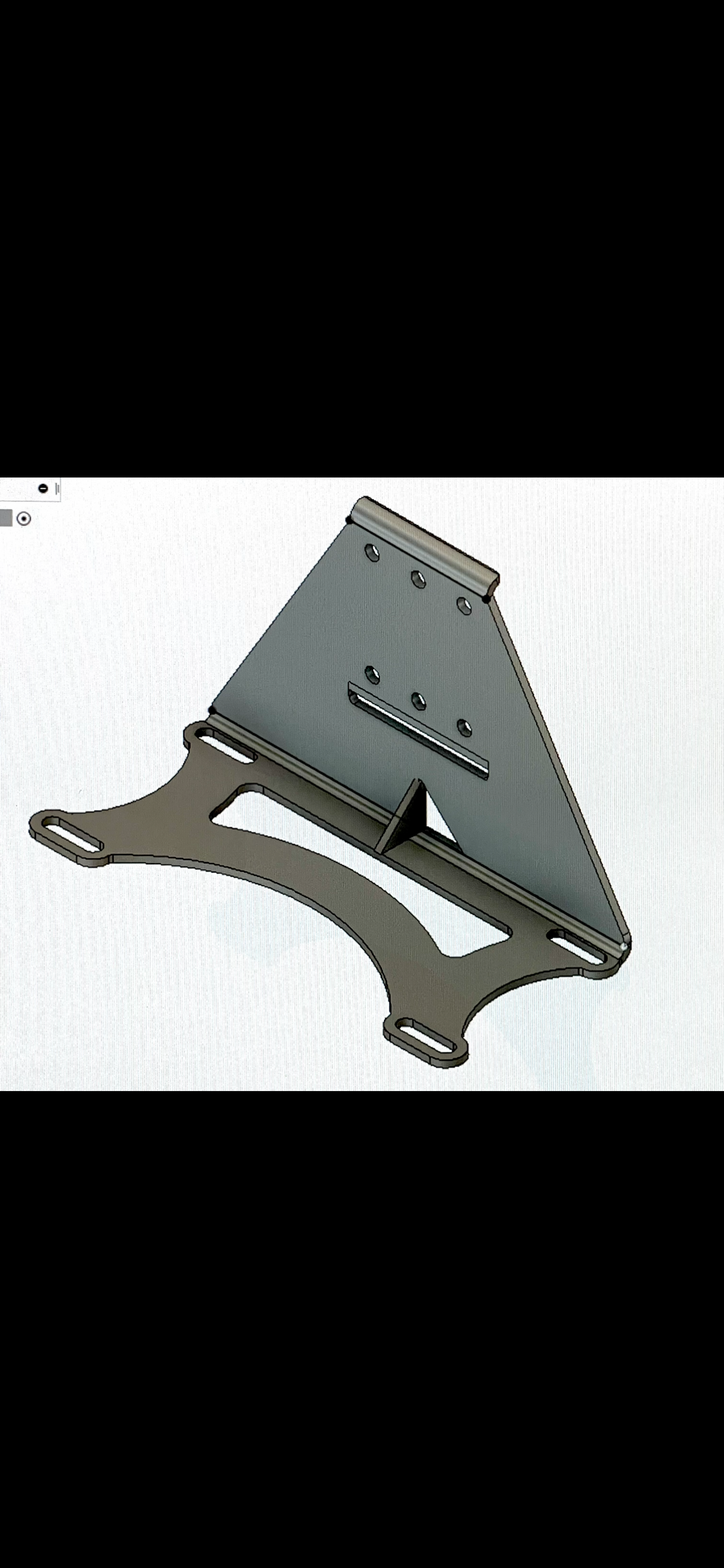 72-93 Dodge Frame Air Tank Bracket Far From Stock
