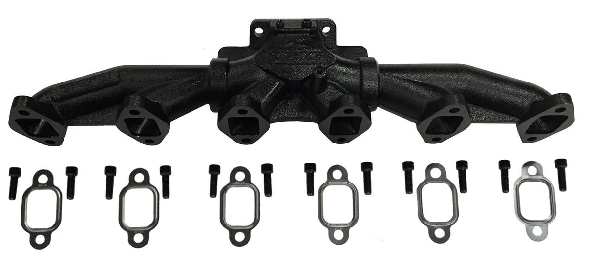 3 PIECE EXHAUST MANIFOLD FOR 1988-1998 DODGE CUMMINS 12V Far From Stock Diesel Power Source