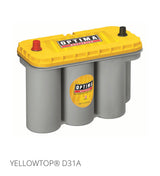 OPTIMA YELLOWTOP® Deep Cycle Battery D31A FREE SHIPPING