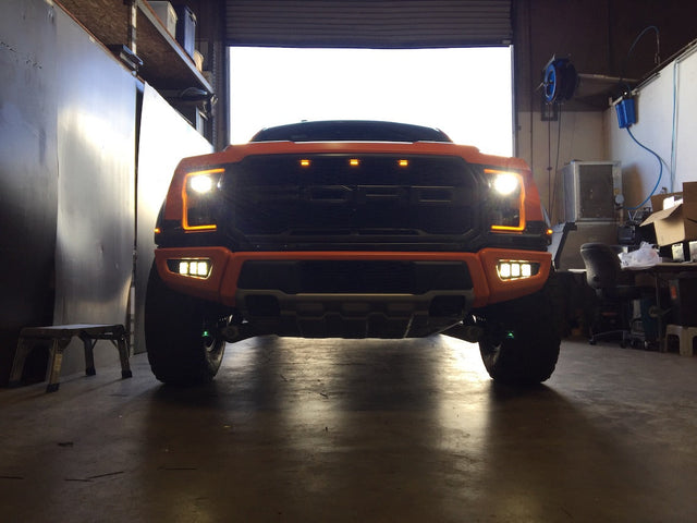 2017-2020 Ford Raptor Triple Pod Fog Light Mount GGLighting