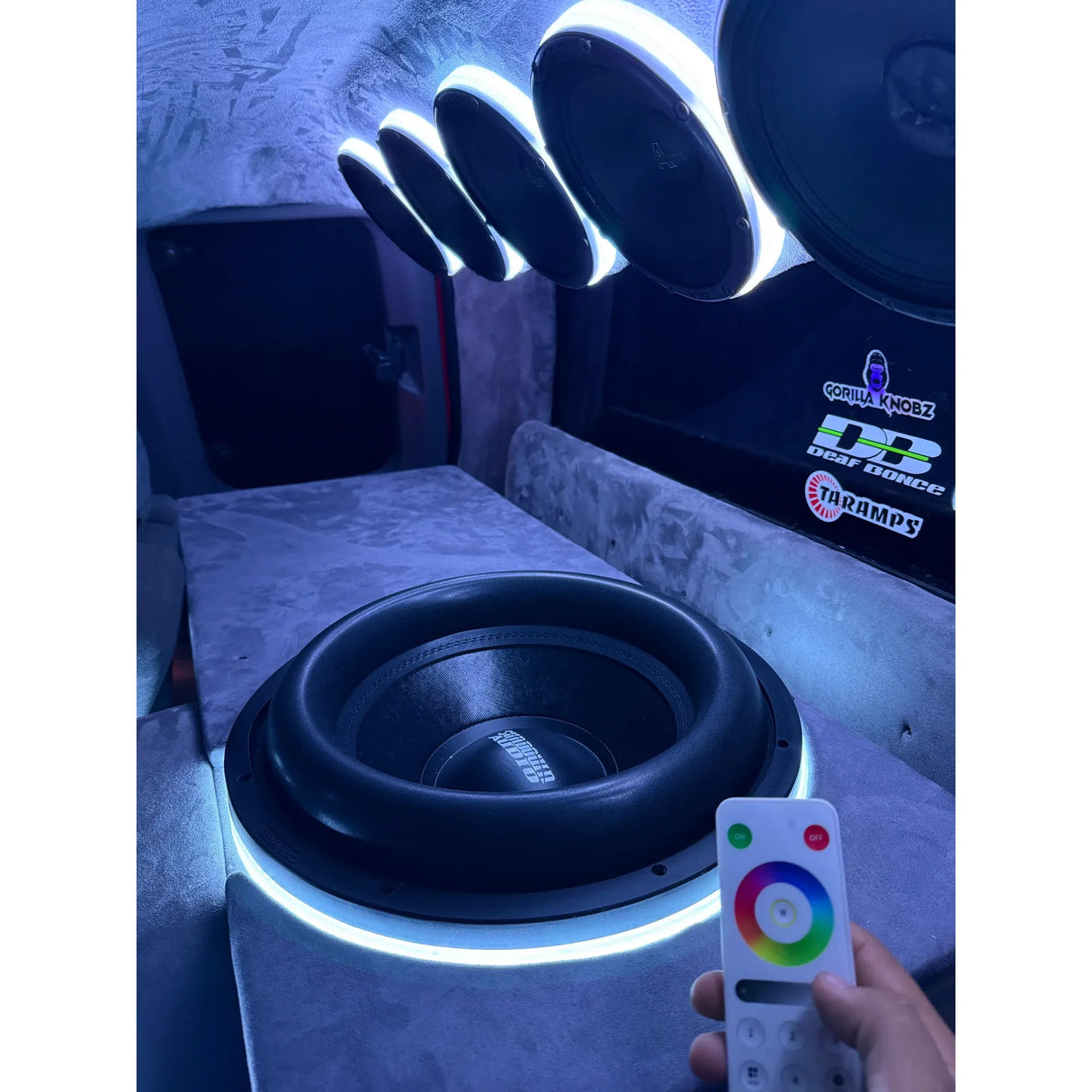 Gorilla Knobz 15" v3 Smart RGB LED Subwoofer Rings Gorilla Knobz