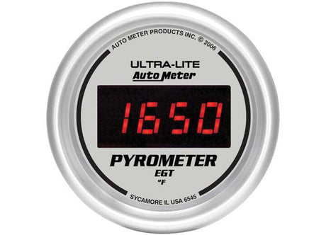 2-1/16IN E.G.T. PYROMETER 0-2000F, DIGITAL SILVER Far From Stock - Meyer Distributing