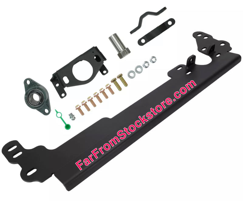 1984-2001 JEEP CHEROKEE XJ STEERING BOX BRACE WITH SECTOR SHAFT SUPPORT