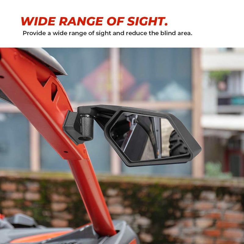 One Pair LED Side Mirrors for Can-Am Maverick X3 | X3 MAX