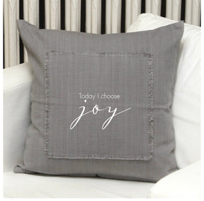 Pillow Cover “Today I Choose Joy” KB Decor & More