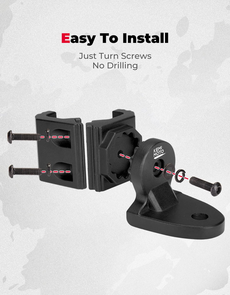 UTV Whip Light Flag Mounts fit Pro-Fit Cage