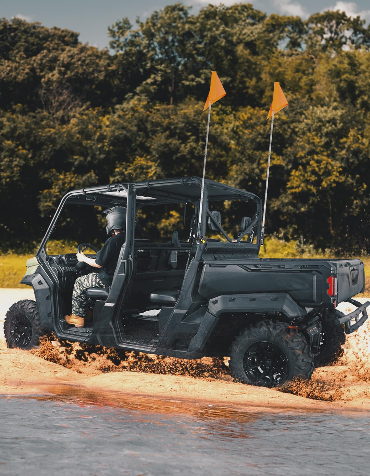 UTV Whip Light Flag Mounts fit Pro-Fit Cage
