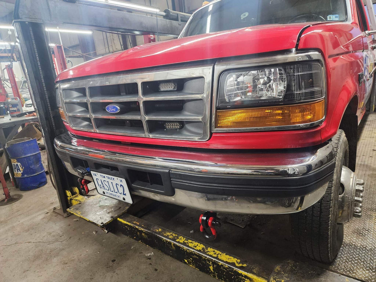 Engineered Vintage Shackle Bracket Tow Hooks - 1992-1997 Ford F-Series Engineered Vintage LLC