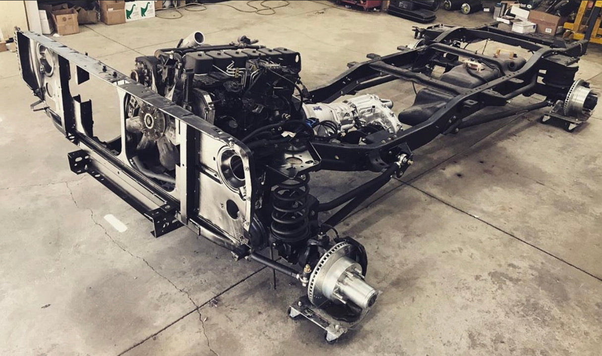 72-93 Dodge Front Coil Conversion FRONT UPPER FRAME BRACKETS ONLY for our Suspension Axle Swap Kit (03-13 ram axle) Far From Stock