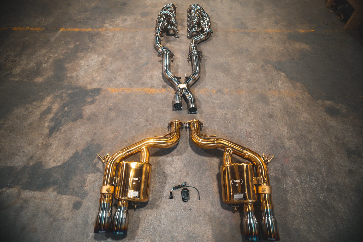 Ferrari 599 RACE F1 Valved Exhaust system Valvetronic Designs