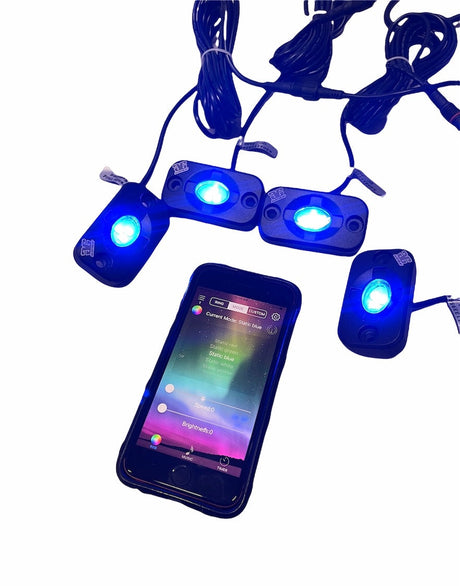RGB LED Color Changing Rock Lights GGLighting