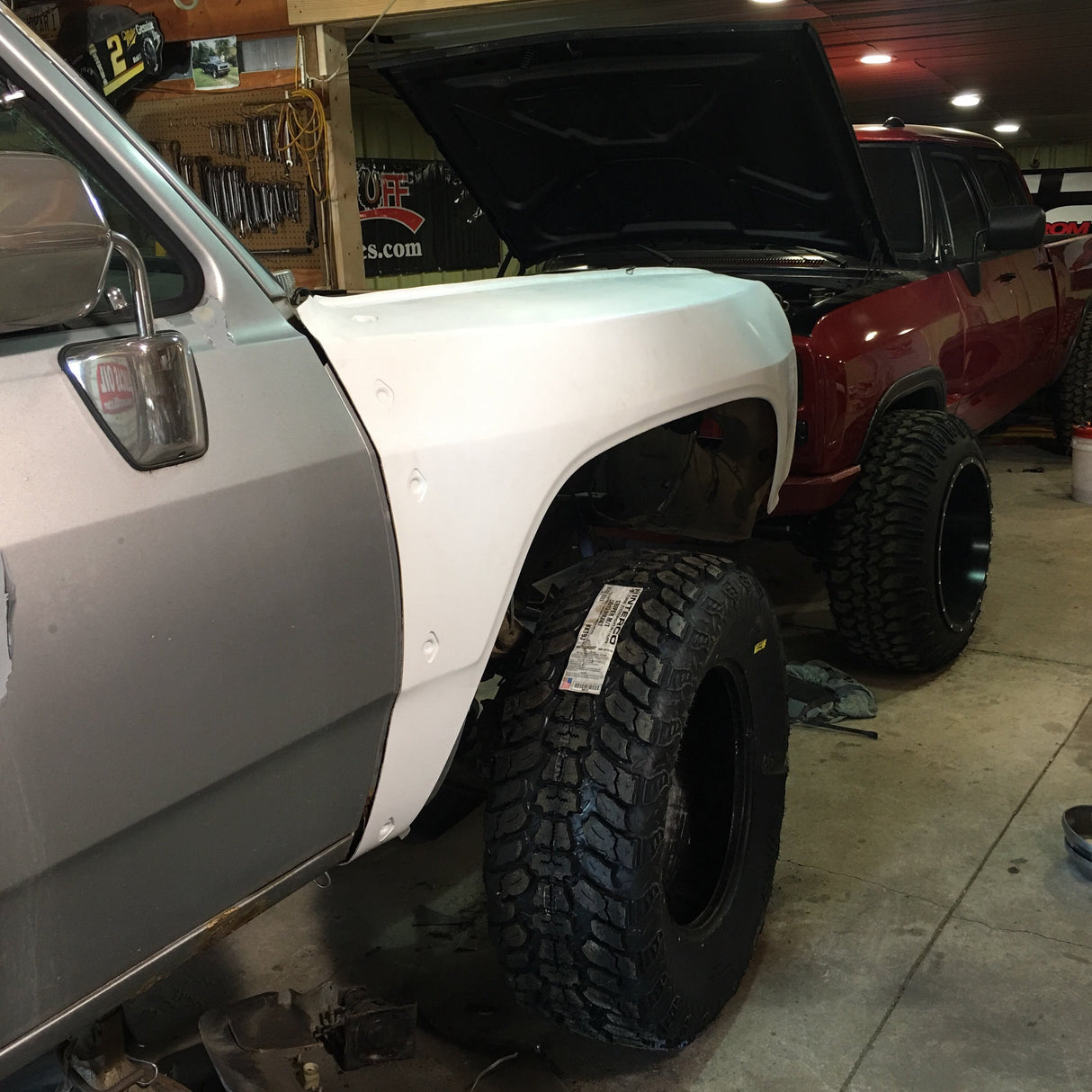 81-93 Dodge Fiberglass Fenders Trailer Products