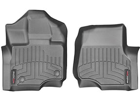 15-C F150 SUPERCREW/SUPERCAB (W/1ST ROW BUCKET SEATING) W/DUAL FLOOR POSTS FRONT FLOORLINER BLACK Far From Stock Meyer Distributing