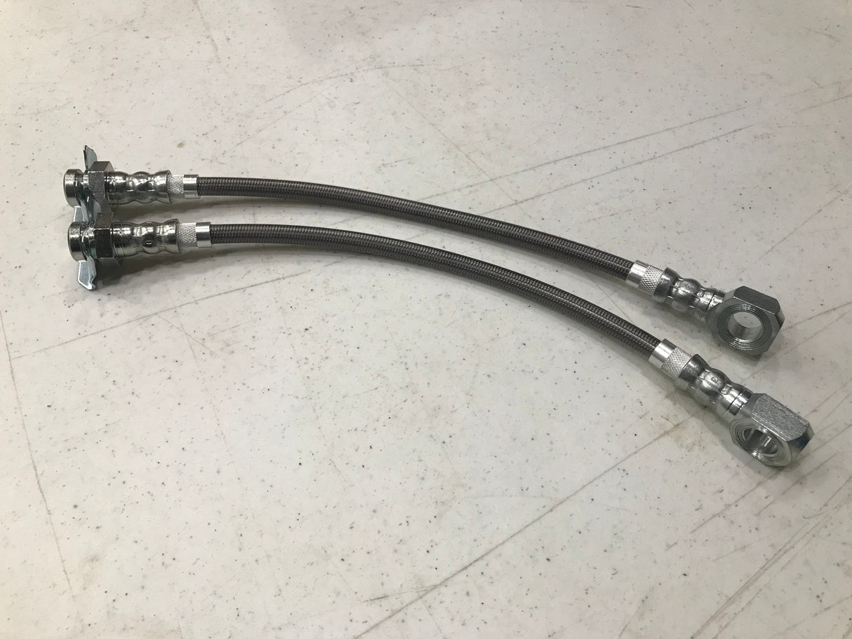 72-93 Dodge Dana 60 Stainless Steel Braided Brake Hoses Far From Stock