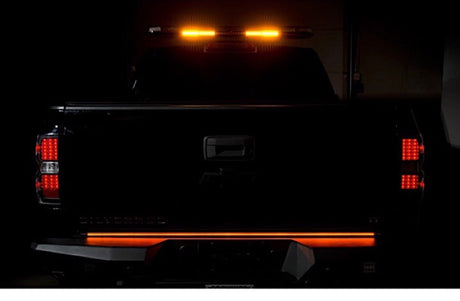 60IN WORK BLADE LED LIGHT BAR AMBER/WHITE W/POWER WIRE MODIFICATION Far From Stock - Meyer Distributing