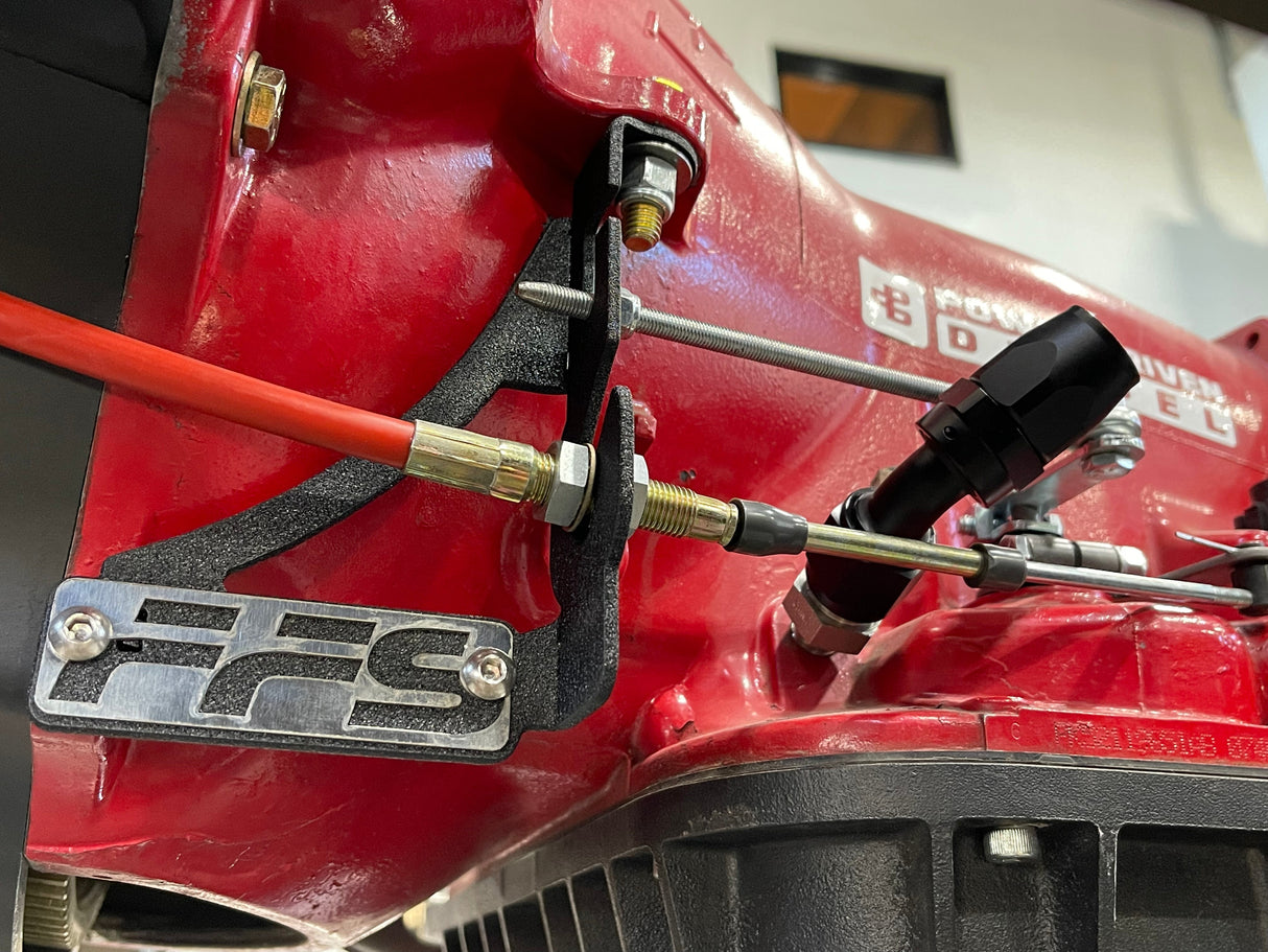 Cable Shift/Manual TV Adjustment Bracket Far From Stock