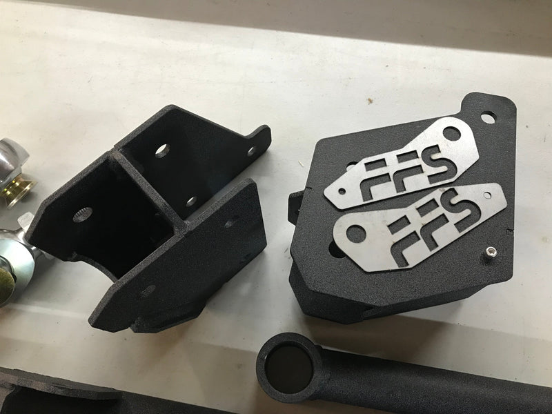 03-Current Dodge Ram Bolt On Traction Bar Frame Bracket Set