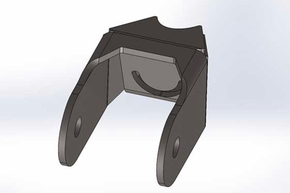 Link Arm Brackets for a 4G RAM Front Axle Far From Stock