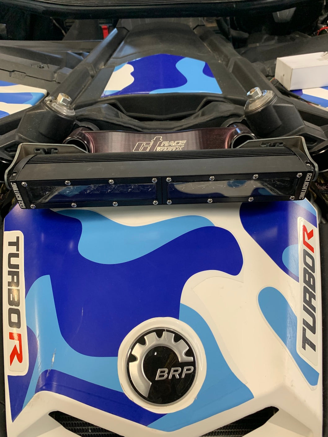 Can-Am X3 12” LED Bar Shock Tower Mount Made In USA GGLighting