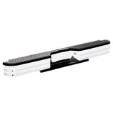 OEM Style Chrome Rear Bumper w/ Plastic Top Step Plate - 1980-1997 Ford F-Series/Bronco Westin Automotive