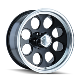 ION TYPE 171 BLACK/MACHINED LIP 15X10 5-114.3 -38MM 83.82MM