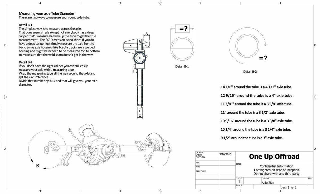 Under Axle Bar Mount, 3 in thru 3-3/8 in Axle, U-Bolts Down S&B