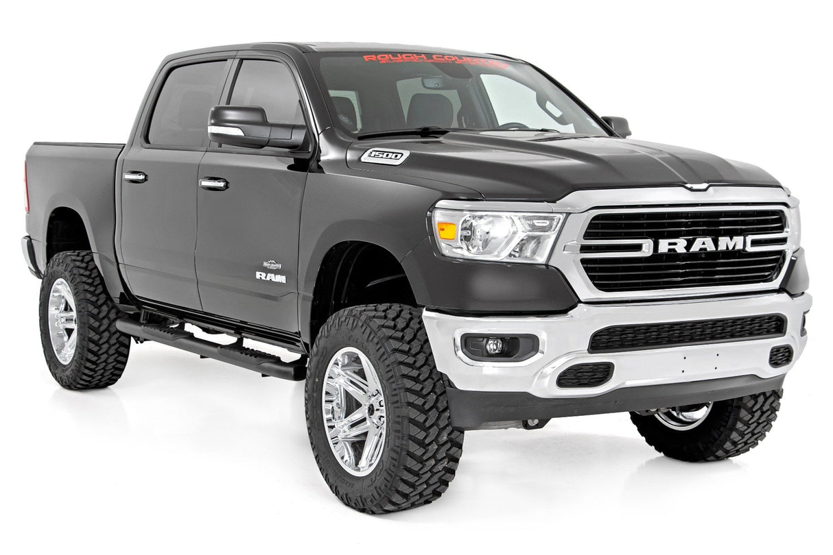 Oval Nerf Step | Crew Cab | Black | Ram 1500 (19-25)/1500 TRX (21-24) 