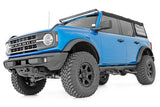 Rough Country SRX2 Adjustable Aluminum Side Steps 4-Door Ford Bronco 4WD 2021-2026 51029